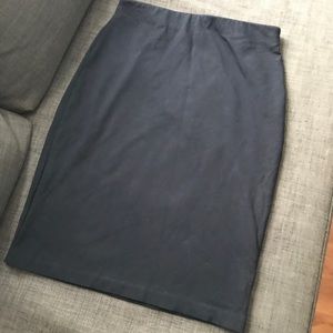 Philosophy navy blue skirt